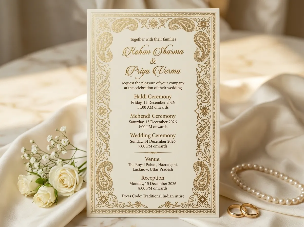 Wedding Invitation Card